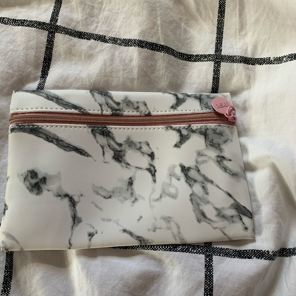 marble ipsy makeup bag